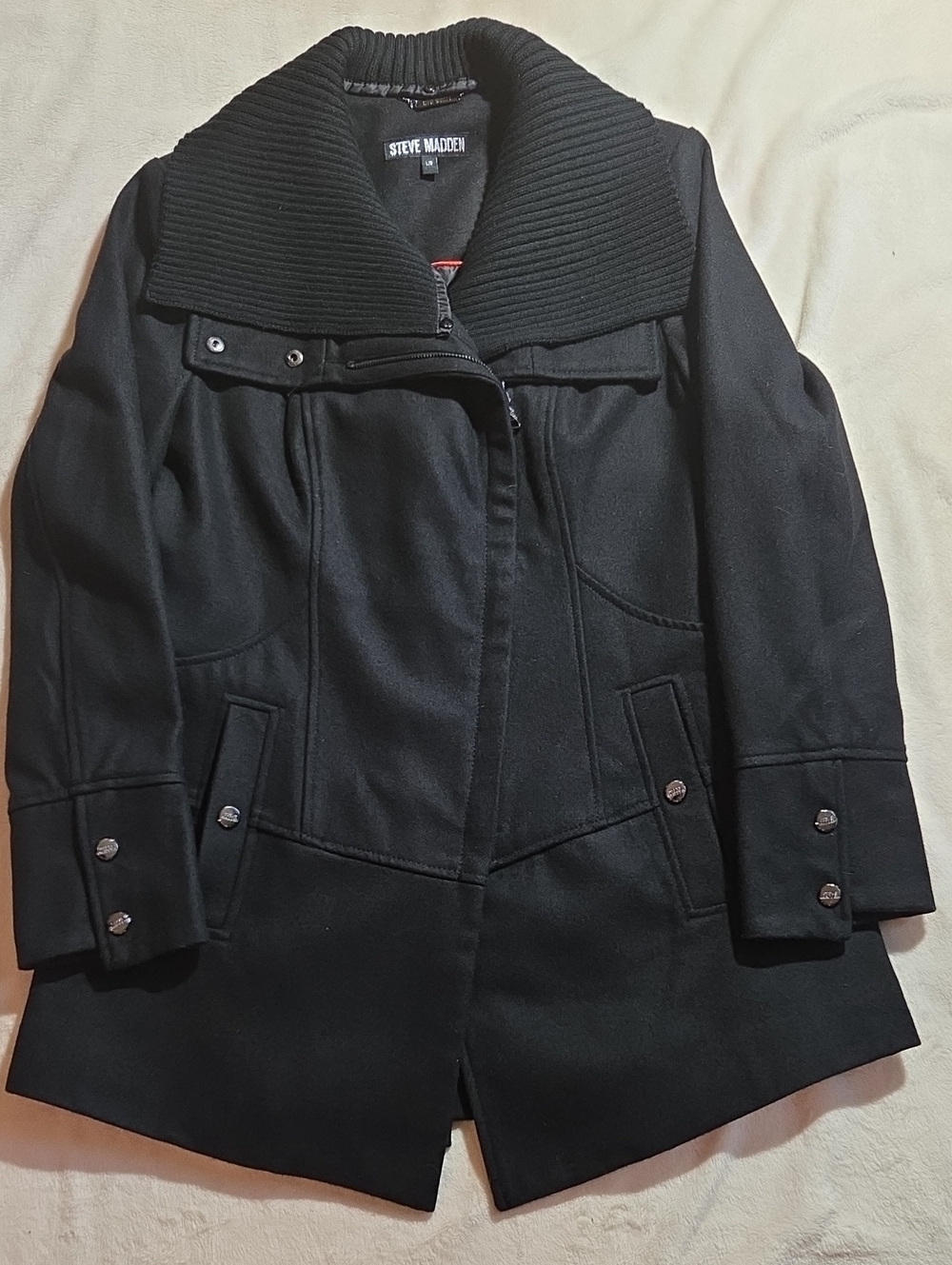 Steve Madden wool blend pea coat - Picture 10 of 15